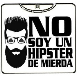 No soy un hipster de mierda camiseta