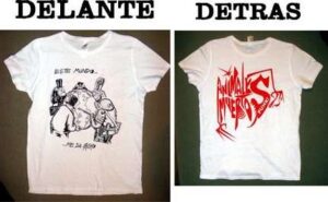 ANIMALES MUERTOS este mundo me da asko CAMISETA CHICA MOD 26