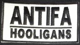 antifa hooligans parche bordado