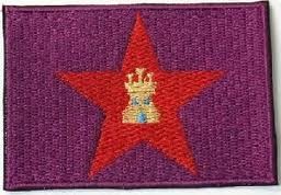 BANDERA CASTILLA parche bordado