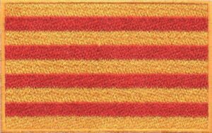 bandera catalana parche bordado REBAJADO