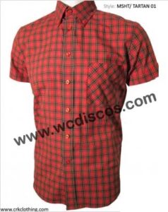 CAMISA MANGA CORTA tartan 01