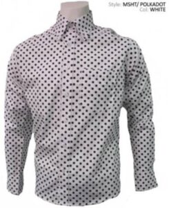 camisa manga larga POLKADOT (WHITE)