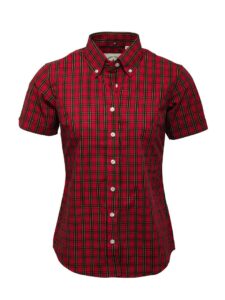 camisa mujer corte skinhead mod tartan