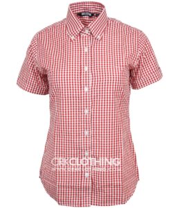 camisa mujer corte skinhead mod lss gngm red