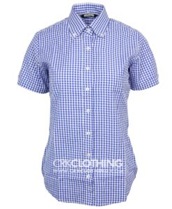 camisa mujer corte skinhead mod lss gngm blue