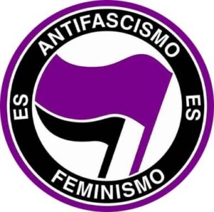antifascismo es feminismo chapa