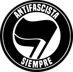 antifascista siempre chapa