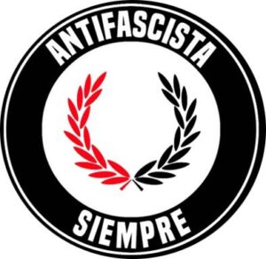 antifascista siempre chapa