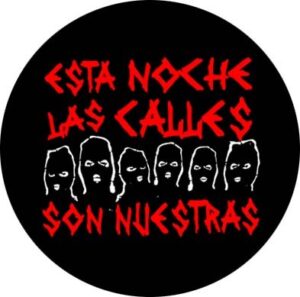 esta noche las calles son nuestras chapa