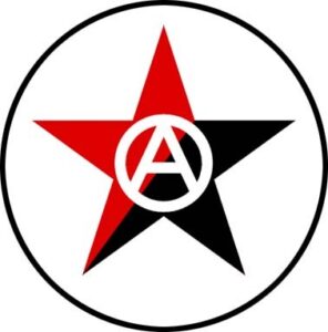 estrella anarquía chapa