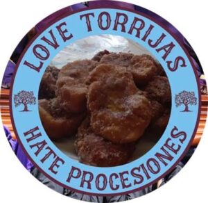 love torrijas, hate procesiones chapa