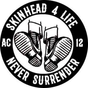 skinhead 4 life chapa