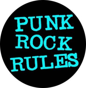 punk rock rules chapa