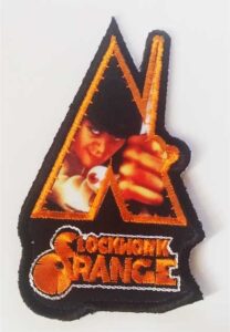 CLOCKWORK ORANGE parche bordado