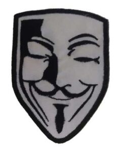ANONYMOUS parche bordado