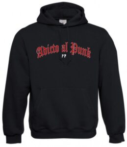 Adicto al punk sudadera con capucha REBAJADA