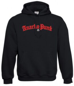 Anarcopunk sudadera con capucha REBAJADA