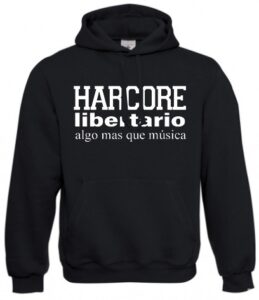 Hardcore libertario sudadera con capucha REBAJADA