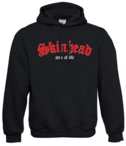 Skindhead style of life sudadera con capucha REBAJADA