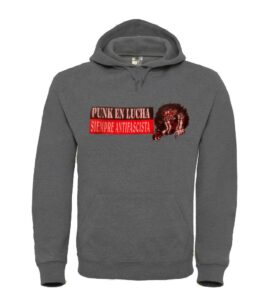 Punks en lucha sudadera con capucha REBAJADA