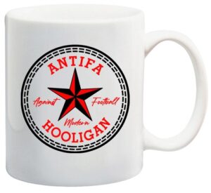 antifa hooligans taza