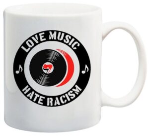 love music hate racism mod 379 taza