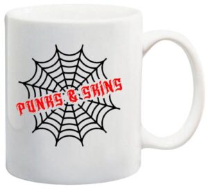 Punks and skins taza