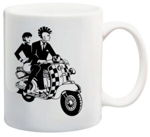 Vespa punk mod 387 taza