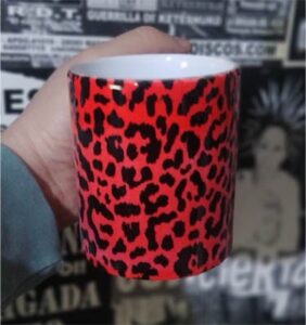 Estampado leopardo color mod 454 taza