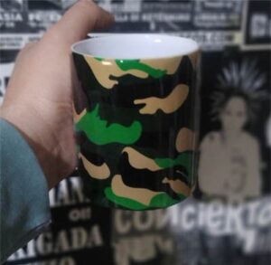 Estampado camuflaje color taza rebajada