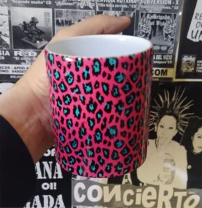 Estampado leopardo color mod 374 taza