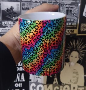 Estampado leopardo color mod 372 taza