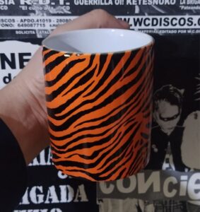 Estampado tigre mod 378 taza