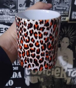 Estampado leopardo color taza