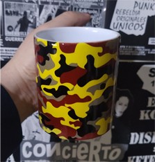 Estampado militar taza rebajada