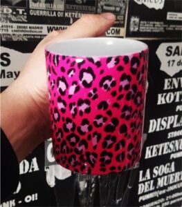 Estampado leopardo mod 371 taza