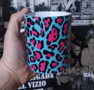 Estampado leopardo mod 385 taza