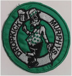 DROPKICK MURPHYS celtic parche bordado