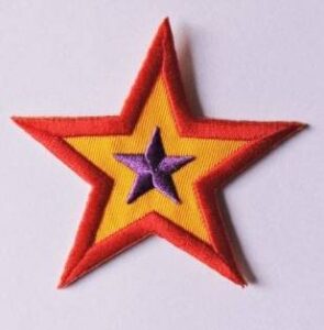 estrella republica parche bordado REBAJADO