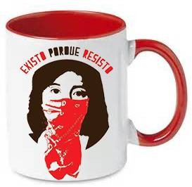 existo porque resisto mod 146 taza