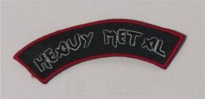 heavy metal parche bordado REBAJADO