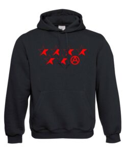 Madrid anarquista sudadera con capucha