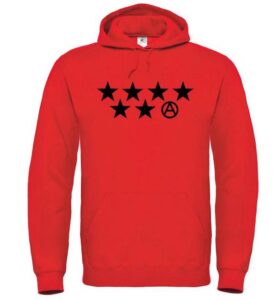 Madrid anarquista sudadera con capucha