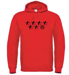 Madrid anarquista sudadera con capucha