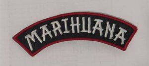 marihuana parche bordado REBAJADO
