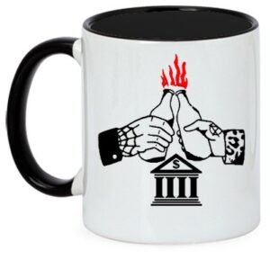 Salud camarada casual taza