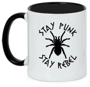 Stay punk, stay rebel mod 456 taza