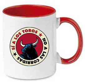 no a las corridas taza