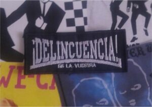 delincuencia es la vuestra parche bordado
